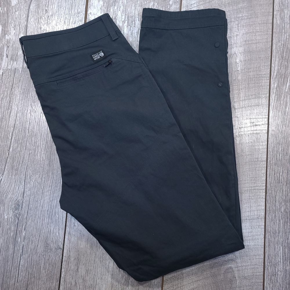 Mountain Hardwear AP Hiking Pants Mens 32x32 Black Articulated Knee Outdoor